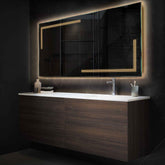 Espejo LED Rectangular | Control por interruptor de pared | Luz blanca cálida - Reyze Seria Minimal Model 2